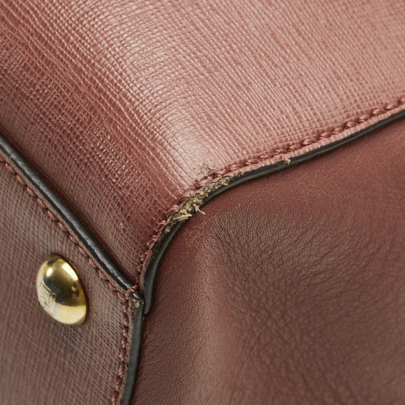 FENDI Pink Leather Shoulder Bag - Picture 7 of 13